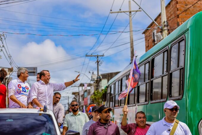 A “Carreata do 15” passou pelos bairros de Cajazeiras e Águas Claras.
