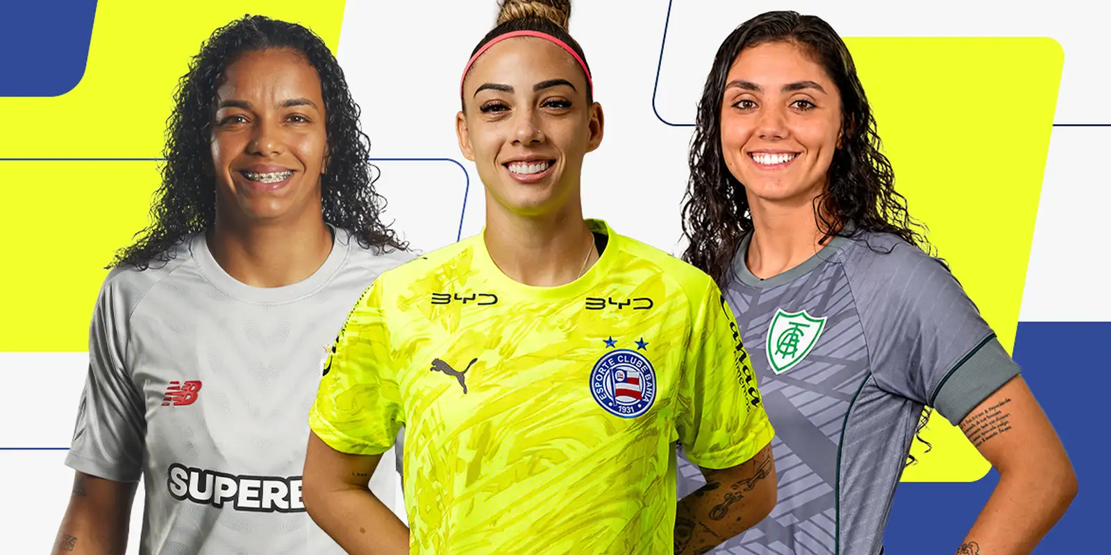 Yanne, do Bahia, concorre ao prêmio de melhor goleira do futebol feminino